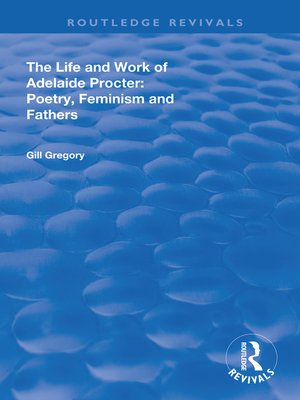 cover image of The Life and Work of Adelaide Procter